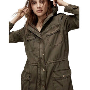 ARITZIA Talula Trooper Jacket Utility Jacket Women XS Army Green Khaki Military